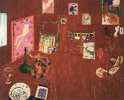 Henri Matisse the red studio oil painting artist